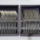 Christofle – 12-piece silver-plated fish cutlery set, Marly model