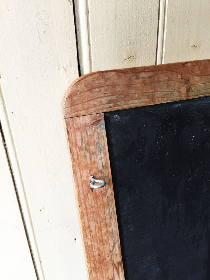 School chalk board, 1950