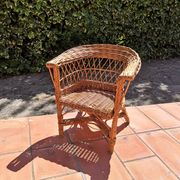 Child's rattan armchair, 1960