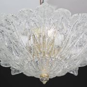 Set of 3 Amsterdam Palmetta, Italian Murano Glass Ceiling Light or Flush Mo