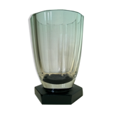 Art deco crystal vase