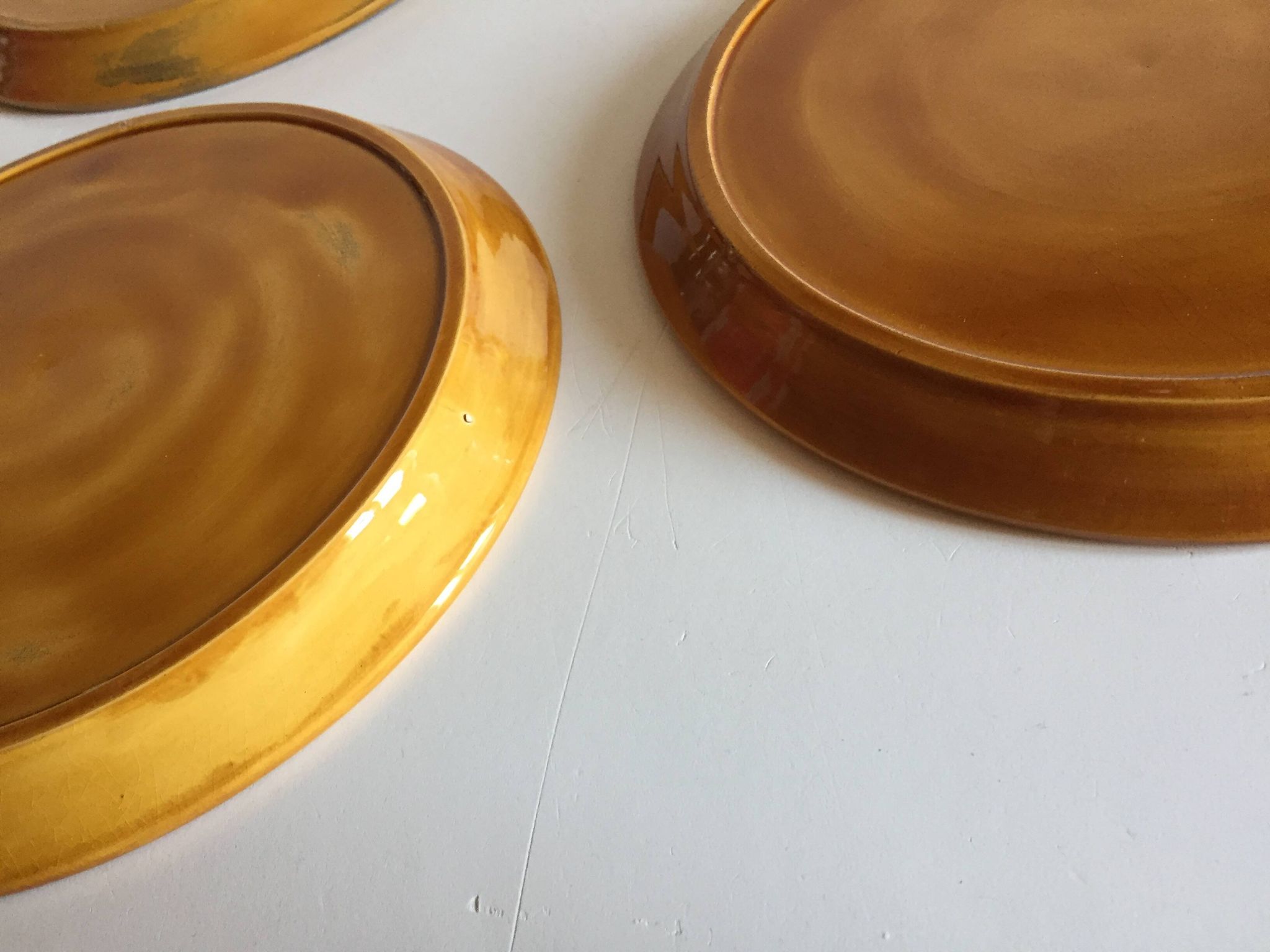 6 assiettes compartimentées vintage