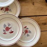 7 antique dinner plates
