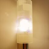 Pair of Vintage Glass Brass Wall Lights