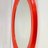 Round orange wall mirror by syla 70 years