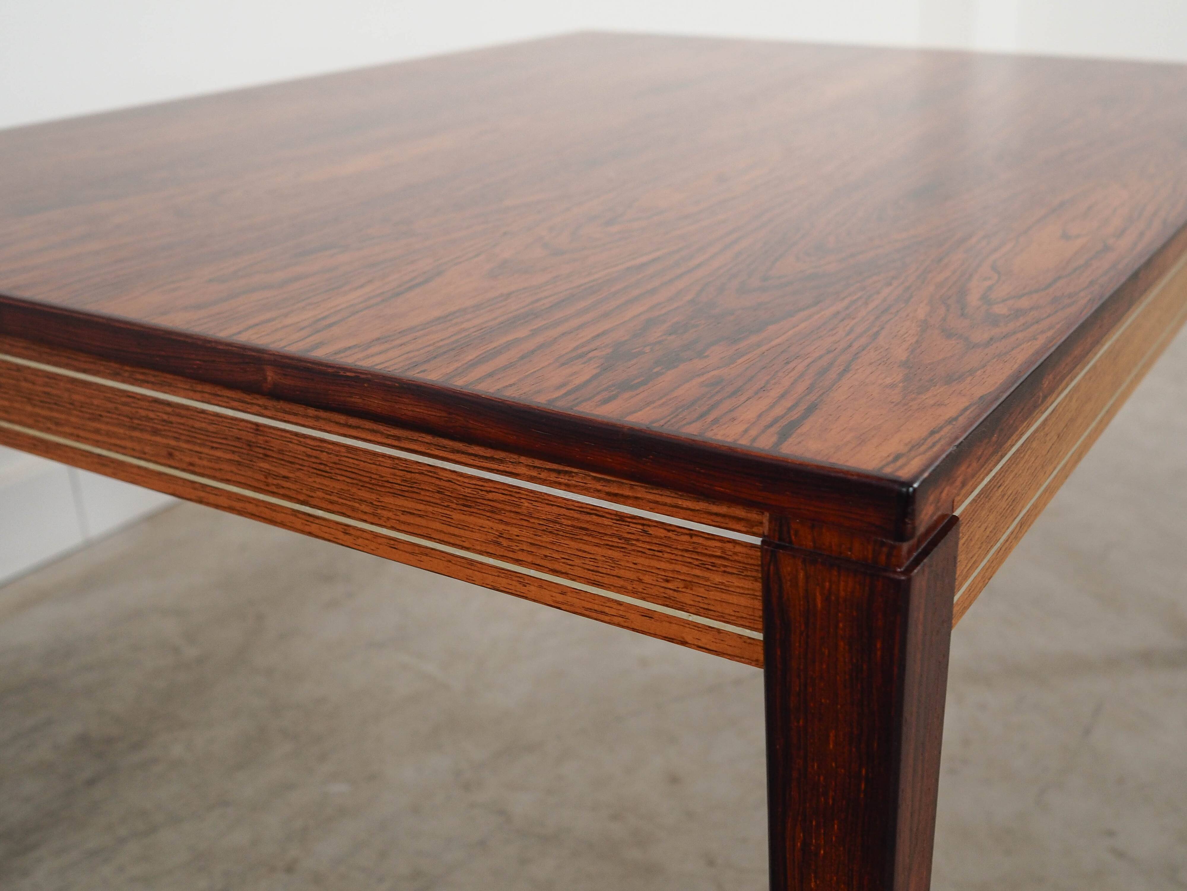 Rosewood coffee table, Danish design, 1970s, made in Denmark