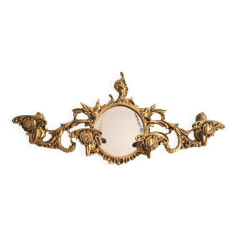 Porte-manteau espagnol en bronze des années 40