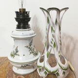 Moustiers earthenware lamp from Lallier