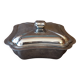 Vintage metal sugar bowl