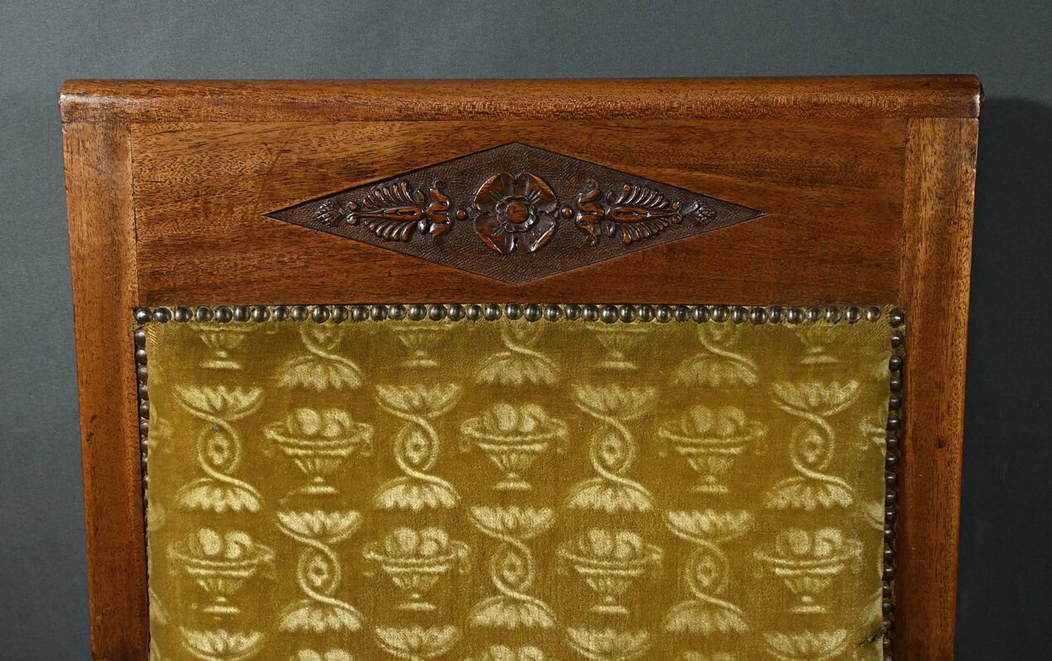 Pair of "Bergère" Armchairs in Mahogany, Empire Period – Early 19th Century