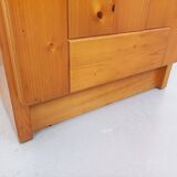 Charlotte Perriand selection Les Arcs vintage pine storage unit from the 60s and 70s