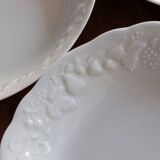 Set of 8 deep plates Limoges porcelain