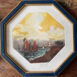 Paintings two Aquatints by Francis Roth (1883-1932) Marine Bretagne