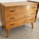 Commode vintage en chêne des années 60