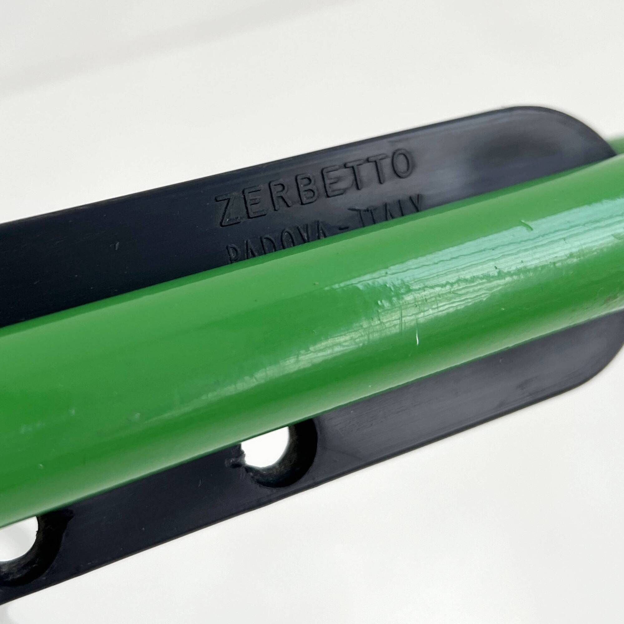 Green floor lamp by Gian N. Gigante for Zerbetto, 1980