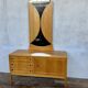 Vintage light wood dressing table and toilet sideboard