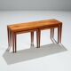 3 tables gigognes en teck par Severin Hansen pour Haslev, Danemark 1960