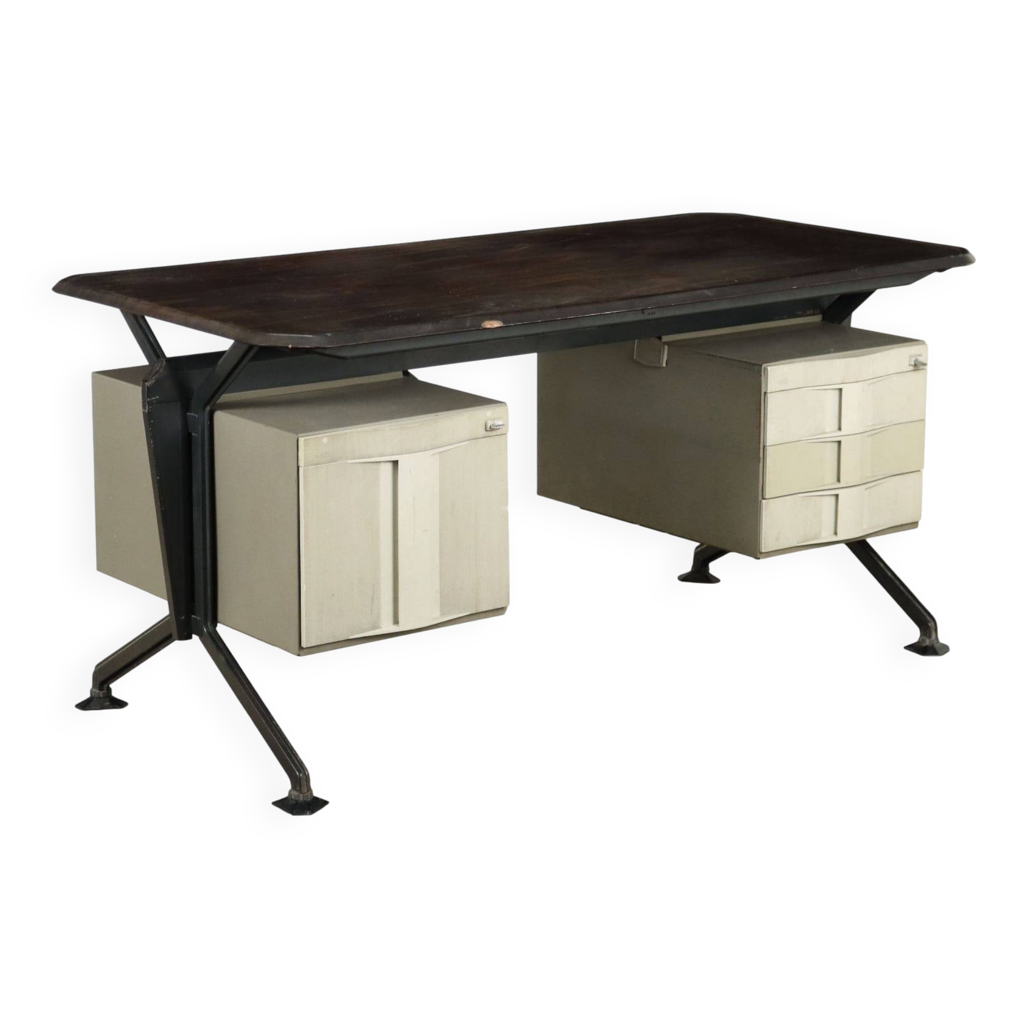 Olivetti Arco writing desk BBPR design vintage 1960s-1970s