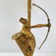 Art Deco lamp by P. Lucas in bronze