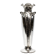 Ombelle vase in silver-plated metal — Art Nouveau Gallia, Christofle, 1904