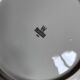 Set of 6 neo-classical pearl white porcelain dinner plates by Bareuther.