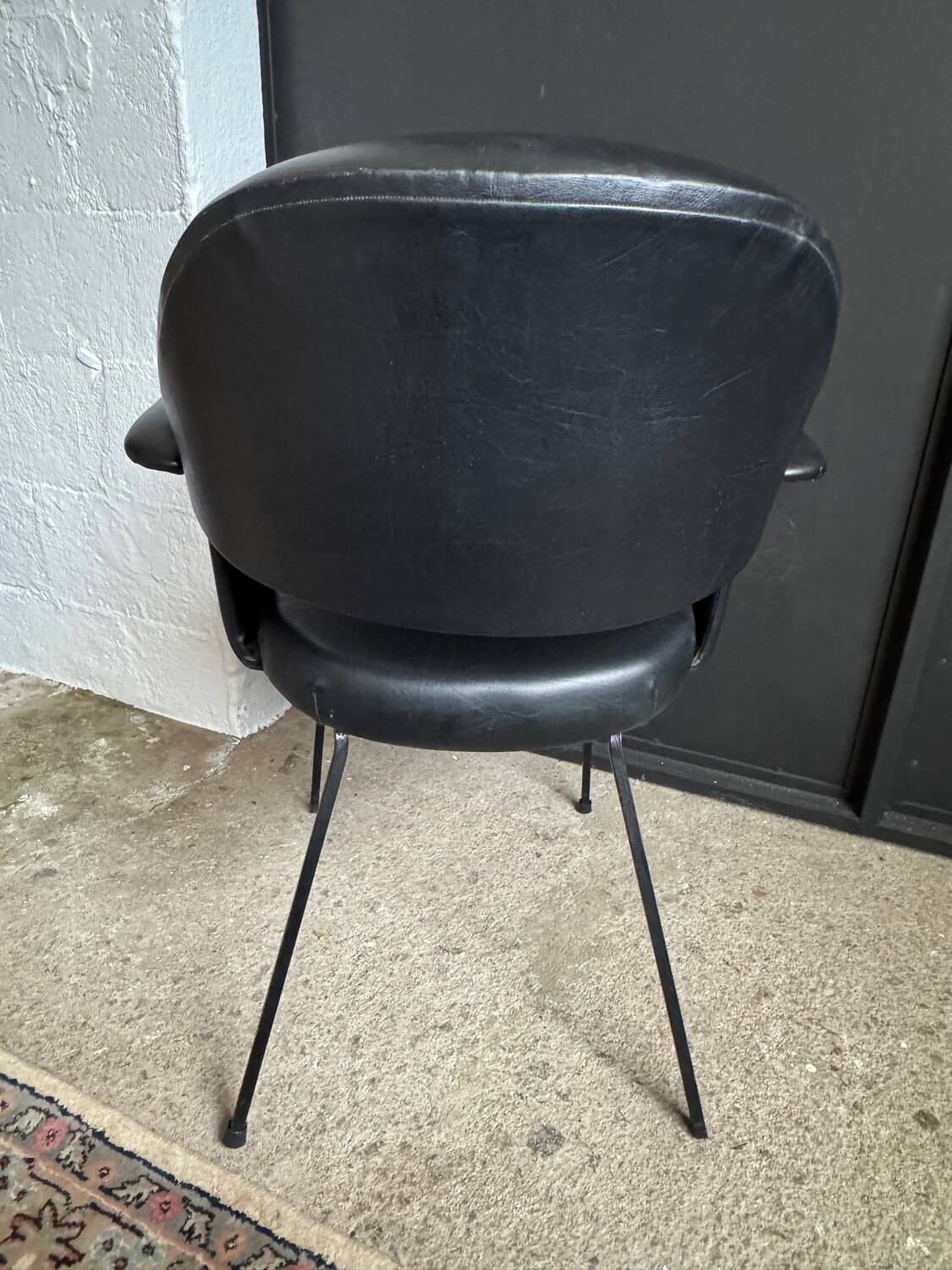 Black armchair from the 1950s