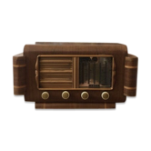 Old vintage radio station