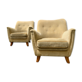 Pair of armchairs 1940s