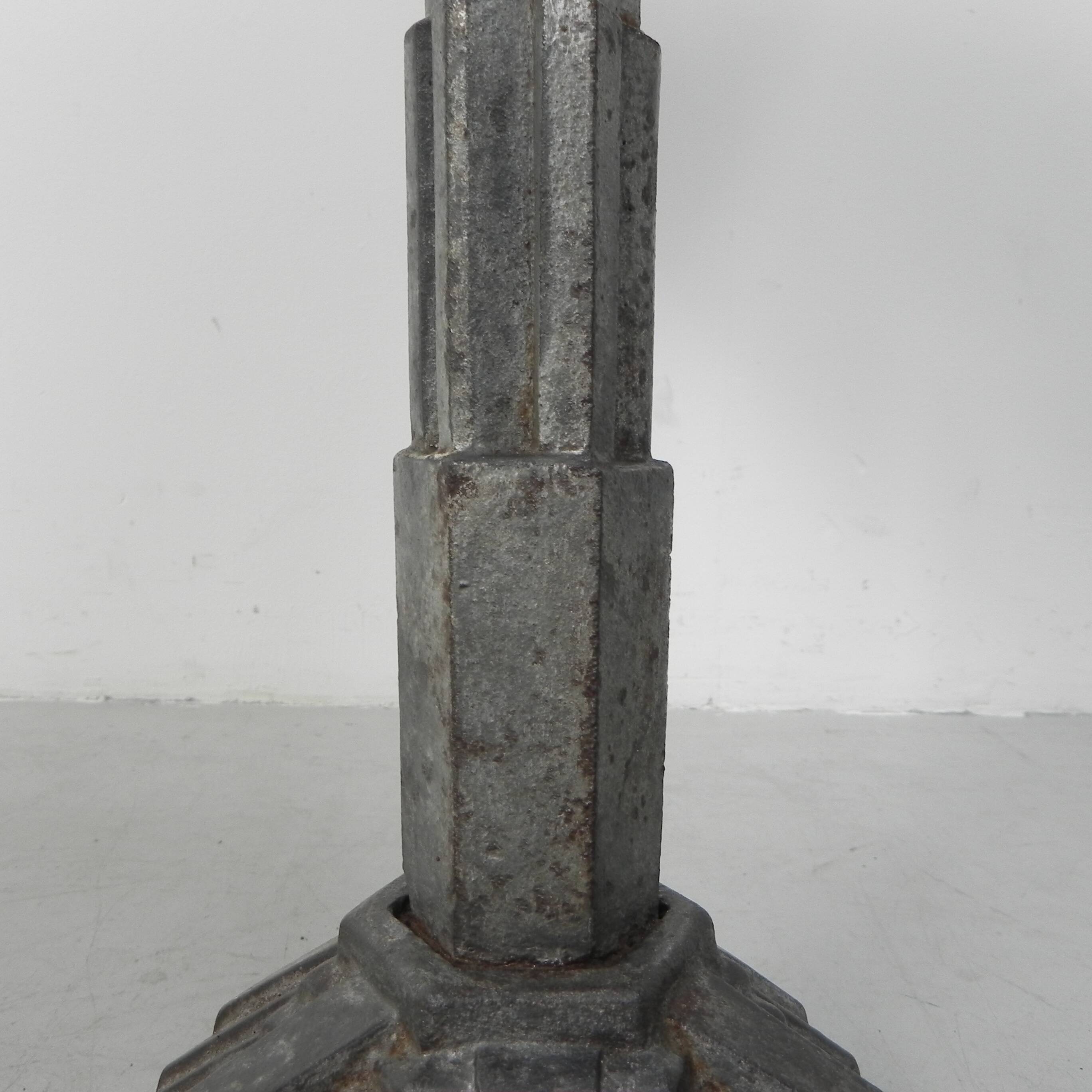 Bistro table with cast iron foot, Paris