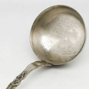 Borówka ladle, Art Nouveau / Art Deco, silver-plated brass, Norblin, Poland, 1920s