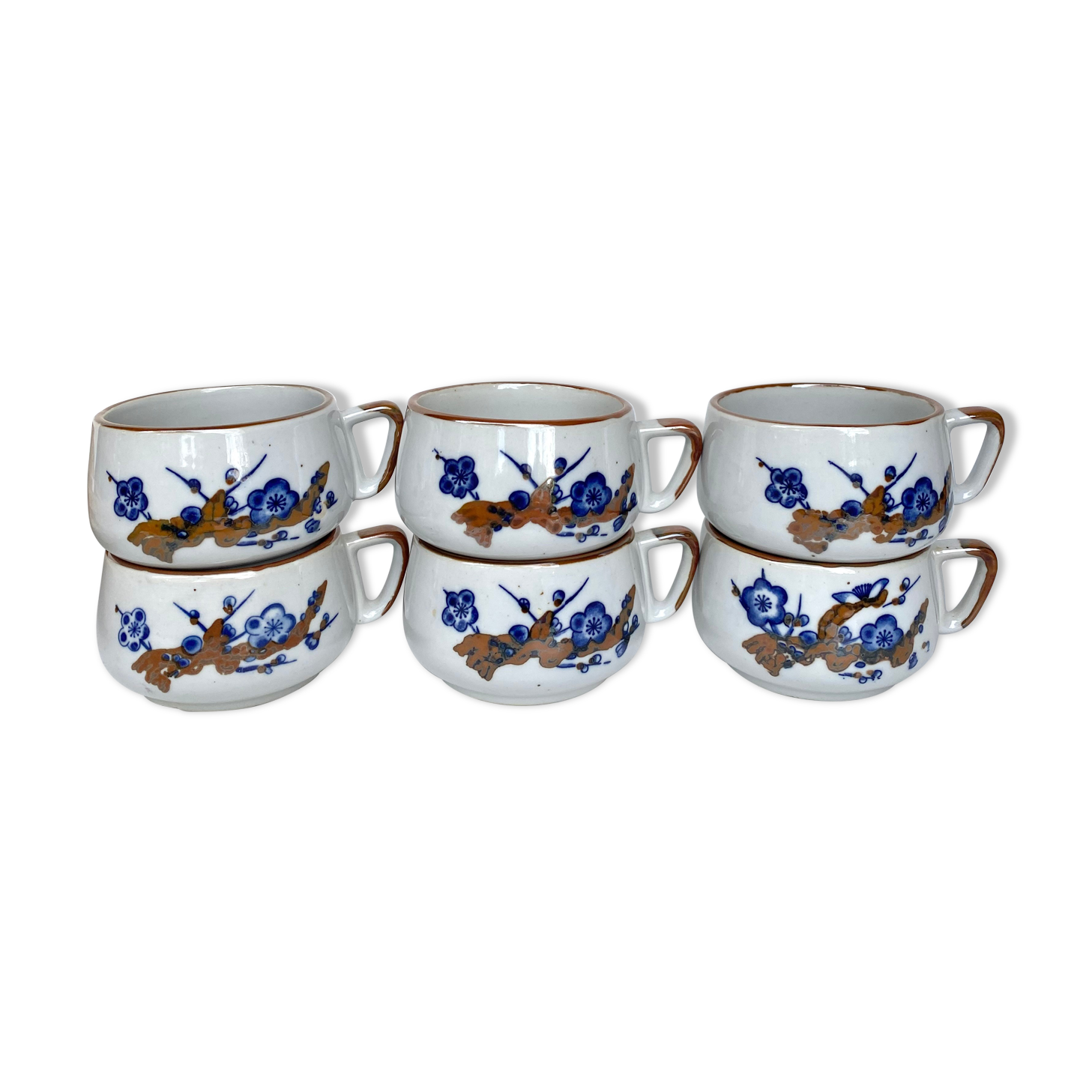 Vintage stoneware cups