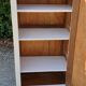 Armoire parisienne 1 porte 3 étagères blanc