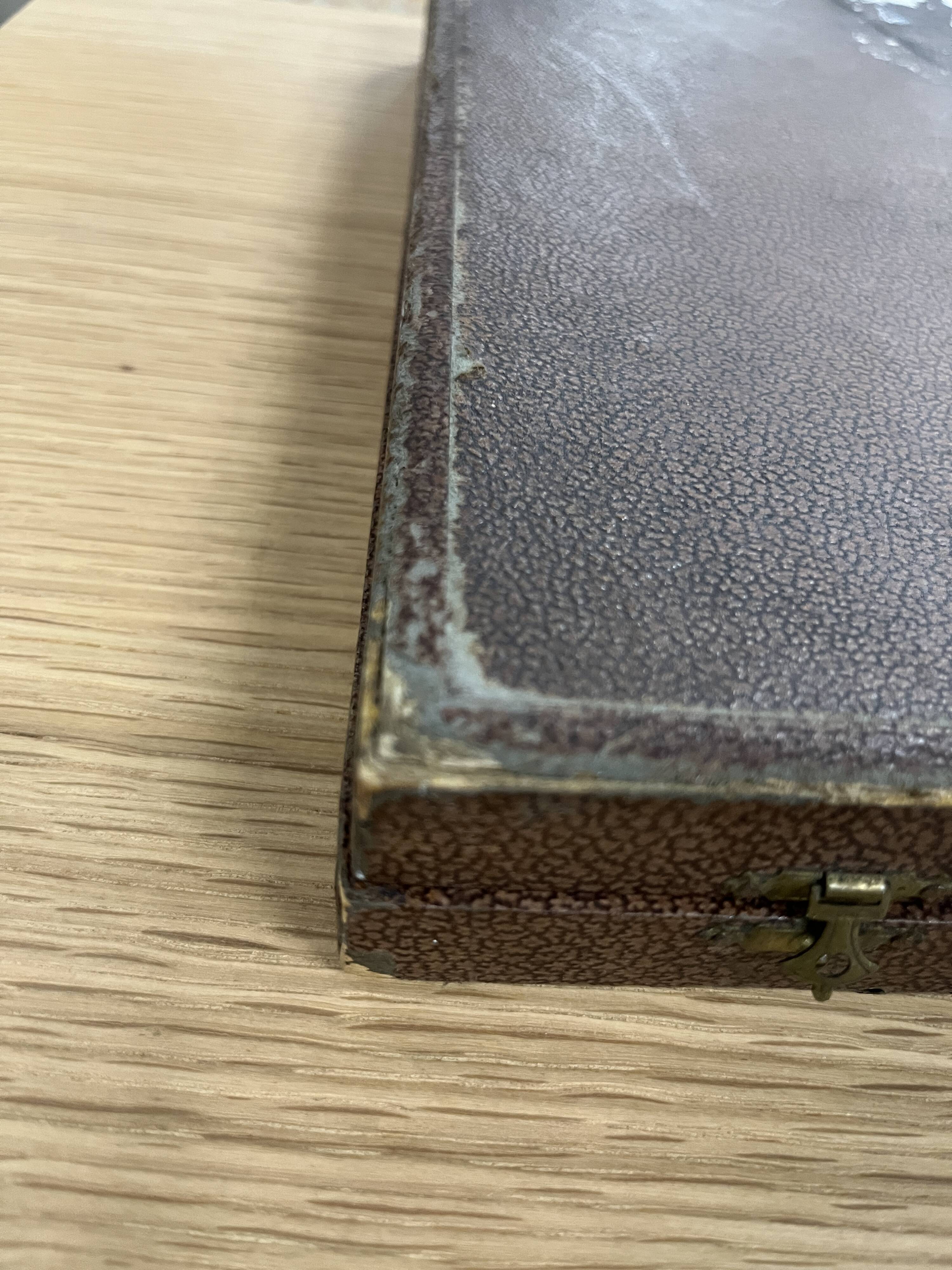 Old vintage knife box