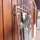 aluminium entrance coat rack, hooks, vintage, industrial