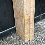 Cheminée de style Louis XIV en marbre jaune Trets vers 1880