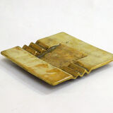 Stylized ashtray gilded bronze