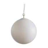 Opaline glass pendant globe, 1960s