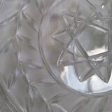 Pie dish, cut glass presentation plate by Walther Glass.