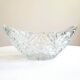 Large Bohemian crystal bowl, 1960s