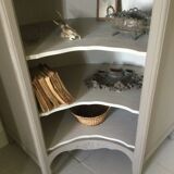 Antique library corner unit