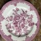 Set of 4 floral pattern dessert plates
