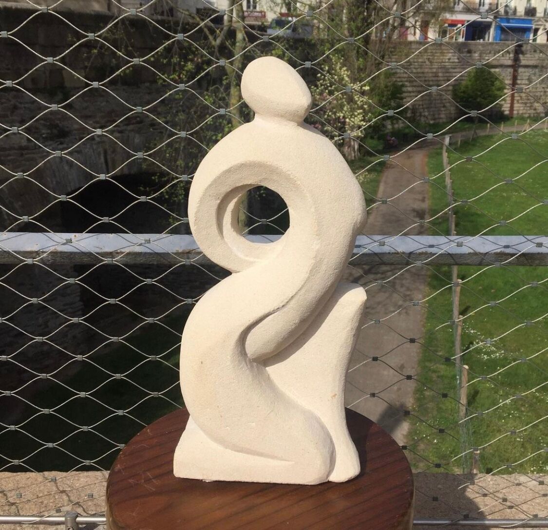 Limestone sculpture from the 70's