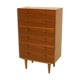 Commode-chiffonnier "Tallboy" en noyer, Suède, 1960