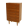 Commode-chiffonnier "Tallboy" en noyer, Suède, 1960
