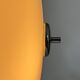 Vintage XL wall light, opaline and chrome, France 1960