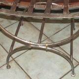 Chair made by an art ironworker