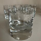 Set of 6 glasses solid cups XXL crystal 1970