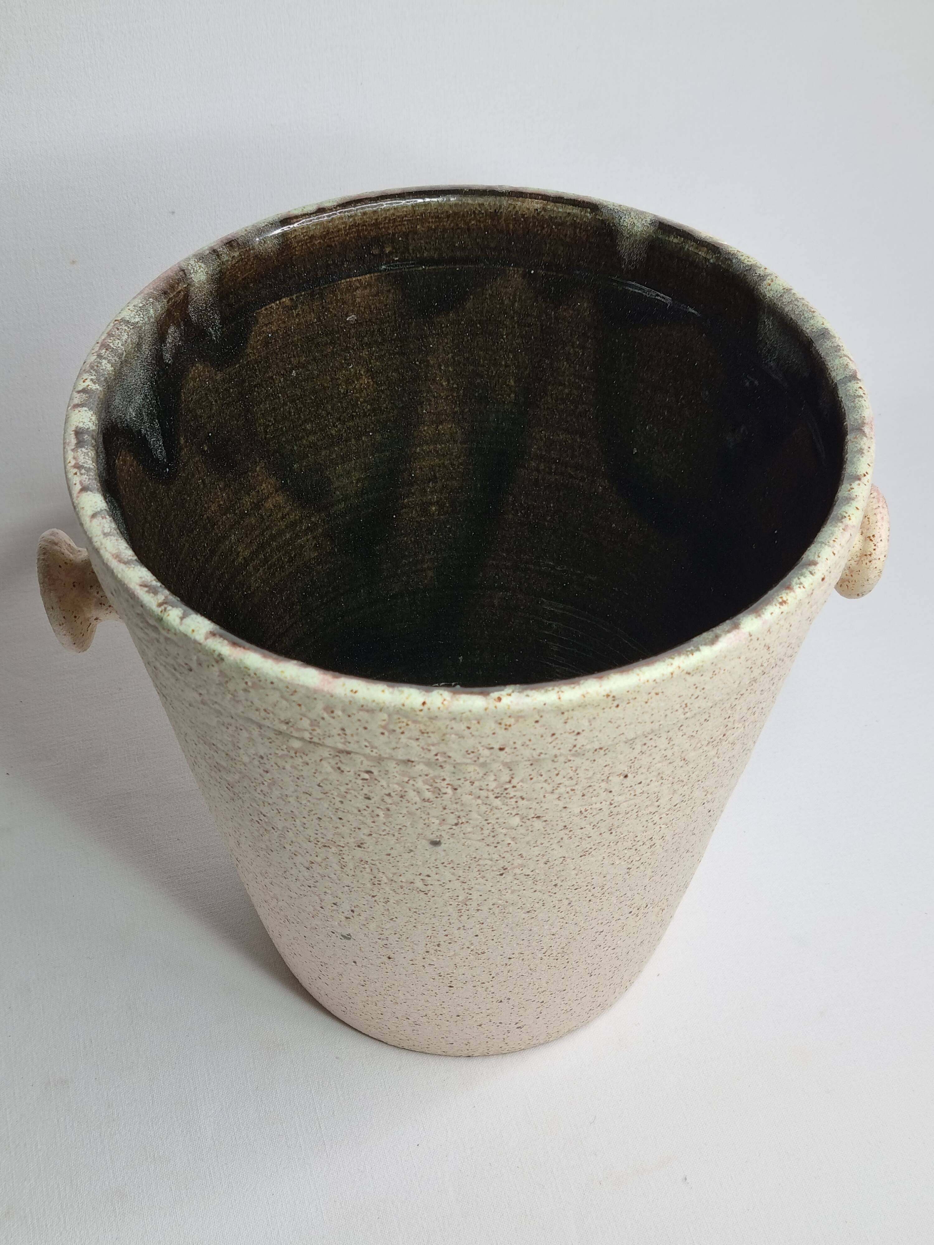 Accolay ceramic champagne bucket, 23 cm