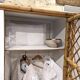 Rattan wardrobe
