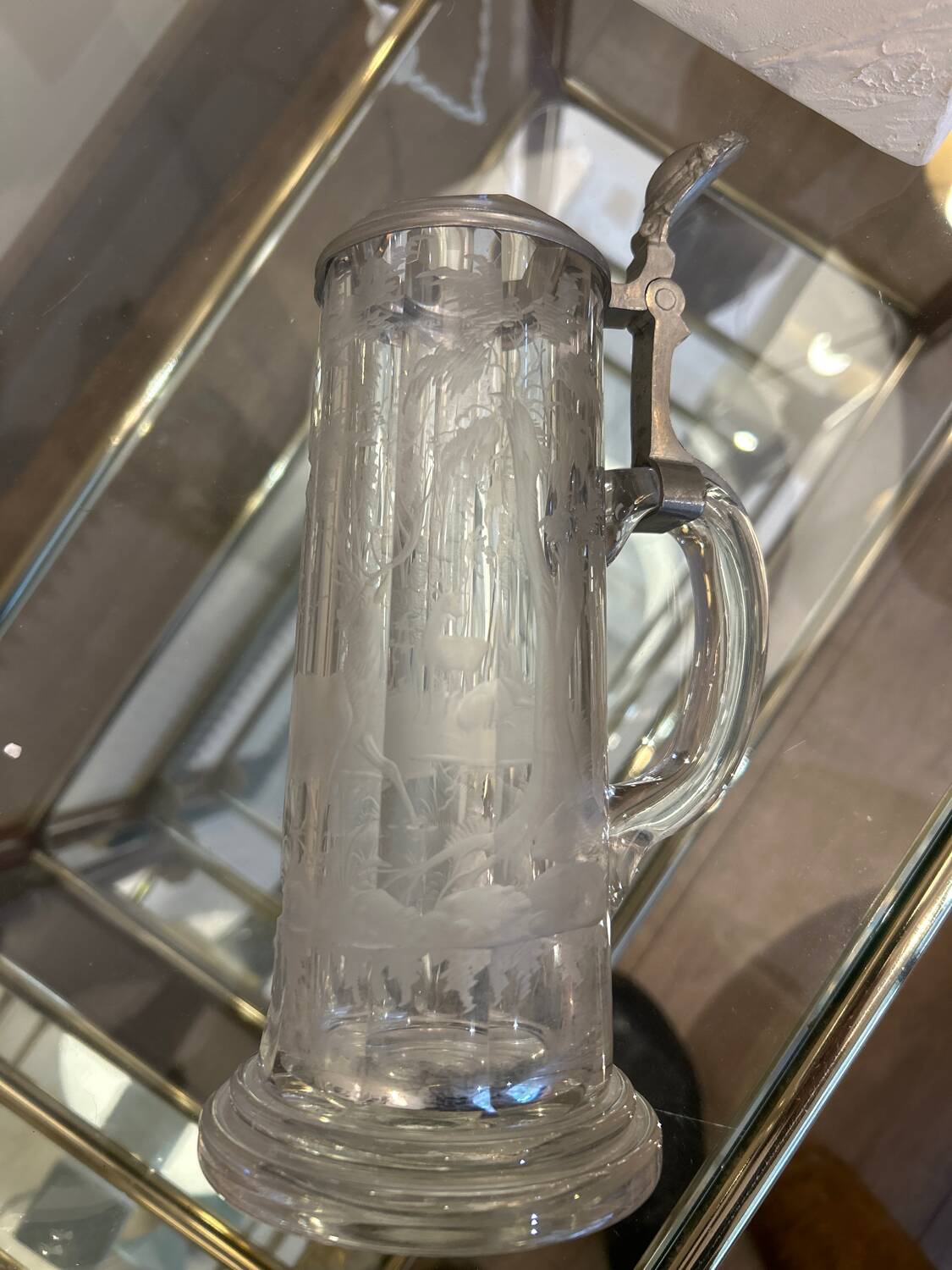 Set of beer pitchers, 19th century